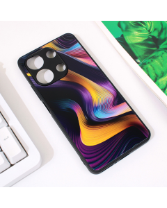 Maska za Xiaomi Redmi Note 13 4G Abstract tamno ljubičasta - 214146