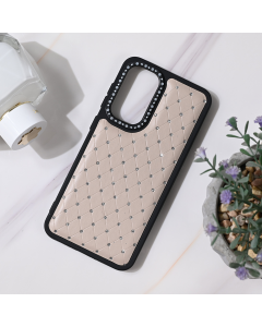 Maska za Samsung Galaxy A56 5G crno krem Bling - 221382