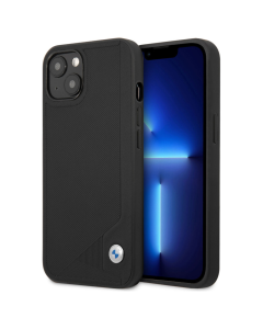 Maska za iPhone 13 6.1 BMW Hc Leather Deboss crna (BMHCP13MRCDPK) - 205689