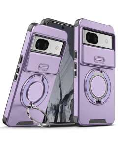 Torbica CamShield Ring stand za Google Pixel 8A ljubicasta - 219216