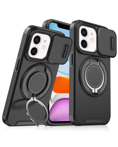 Torbica CamShield Ring stand za iPhone 11 6.1 crna - 215805