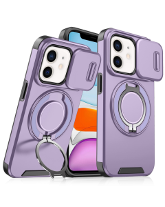 Torbica CamShield Ring stand za iPhone 11 6.1 ljubicasta - 215806