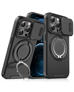 Torbica CamShield Ring stand za iPhone 12 Pro Max crna - 215809