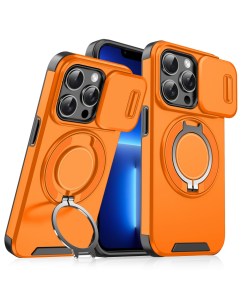 Torbica CamShield Ring stand za iPhone 13 Pro 6.1 narandzasta - 215816