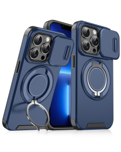 Torbica CamShield Ring stand za iPhone 13 Pro 6.1 plava - 215815