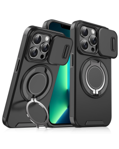 Torbica CamShield Ring stand za iPhone 13 Pro Max 6.7 crna - 215817
