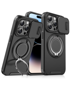 Torbica CamShield Ring stand za iPhone 14 Pro 6.1 crna - 215819