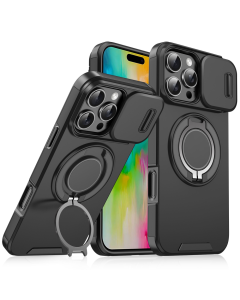 Torbica CamShield Ring stand za iPhone 16 Pro Max 6.9 crna - 216872