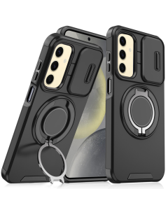 Maska za Samsung Galaxy A26 5G CamShield Ring stand crna - 221482