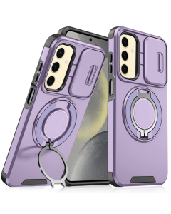 Maska za Samsung Galaxy A26 5G CamShield Ring stand ljubičasta - 221483