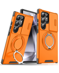 Torbica CamShield Ring stand za Samsung S928B Galaxy S24 Ultra narandzasta - 215839-1