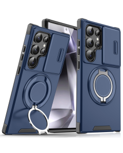 Torbica CamShield Ring stand za Samsung S928B Galaxy S24 Ultra plava - 215838-1