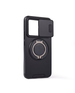 Maska za Xiaomi 14T CamShield Ring stand crna - 218875