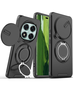 Maska za Xiaomi Redmi Note 14 Pro Plus (EU) CamShield Ring stand crna - 220957-1