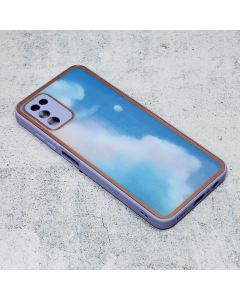 Maska za Samsung Galaxy A03s (EU) Candy Marble lila - 96804
