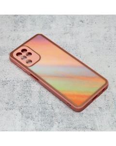 Maska za Samsung Galaxy A22 4G Candy Marble roze - 96807