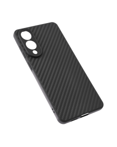Maska za Samsung Galaxy S25 Edge Carbon fiber crna