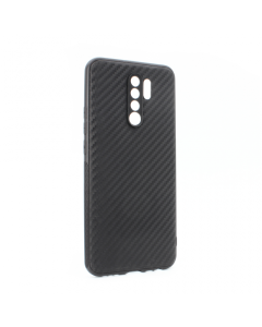 Torbica Carbon fiber za Xiaomi Redmi 9 crna - 86733
