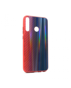 Torbica Carbon glass za Huawei P40 lite E crvena - 83367-1