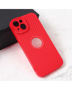 Maska za iPhone 15 6.1 Carbon Stripe crvena - 211666