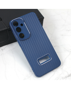 Torbica Carbon Stripe za Samsung S926B Galaxy S24 Plus plava - 211686