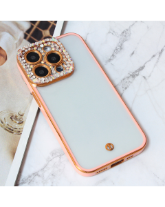 Torbica Cirkon Camera za iPhone 15 Pro 6.1 roze - 210728