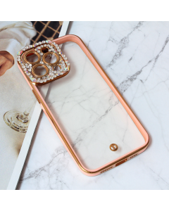 Torbica Cirkon Camera za iPhone 15 Pro Max 6.7 roze - 210731