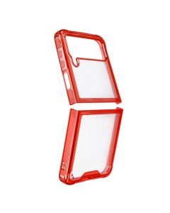 Torbica Clear TPU za Samsung F721B Galaxy Z Flip 4 5G crvena - 202707
