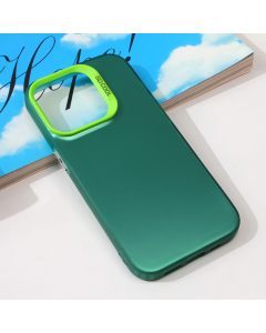 Torbica Clear za iPhone 15 Pro 6.1 zelena - 211770