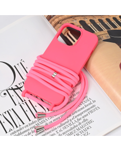 Maska za iPhone 13 Pro 6.1 Crossbody pink - 221729