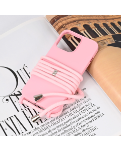Maska za iPhone 13 Pro 6.1 Crossbody roze - 221730