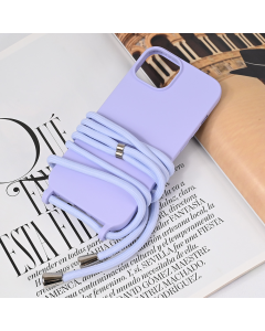 Maska za iPhone 15 6.1 Crossbody ljubičasta - 221739