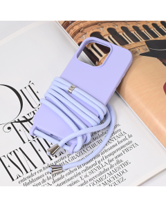 Maska za iPhone 16 Pro 6.3 Crossbody ljubičasta - 221751