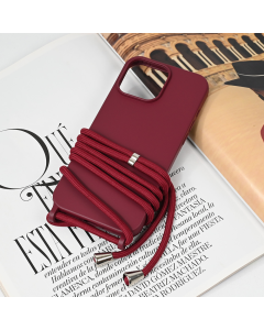 Maska za iPhone 16 Pro Max 6.9 Crossbody bordo - 221755