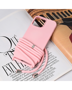 Maska za iPhone 16 Pro Max 6.9 Crossbody roze - 221760