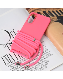 Maska za Samsung Galaxy A36 Crossbody pink - 221765