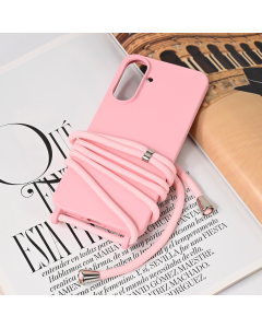 Maska za Samsung Galaxy A36 Crossbody roze - 221766