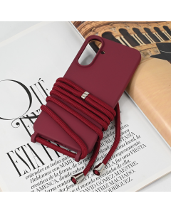 Maska za Samsung Galaxy A56 Crossbody bordo - 221767