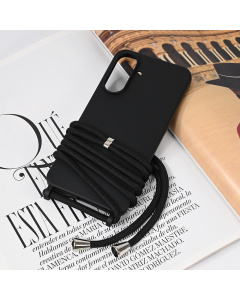 Maska za Samsung Galaxy A56 Crossbody crna - 221768