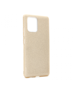 Maska za Samsung Galaxy A91/S10 Lite Crystal Dust zlatna - 79666