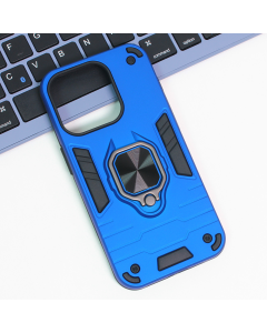Torbica Cube Ring za iPhone 15 Pro 6.1 plava - 210031