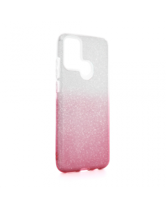 Torbica Double Crystal Dust za Huawei Honor 9A roze srebrna - 84784