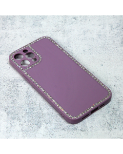 Maska za iPhone 12 Pro Max 6.7 Frame Cirkon ljubičasta - 96837-1