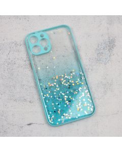 Maska za iPhone 12 Pro Max 6.7 Frame Glitter mint - 90635