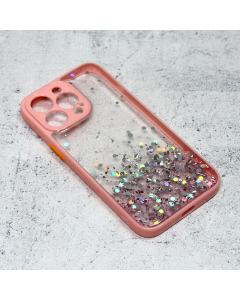 Torbica Frame Glitter za iPhone 13 Pro 6.1 roze - 97144