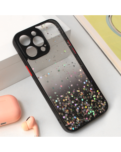 Torbica Frame Glitter za iPhone 15 Pro Max 6.7 crna - 210514