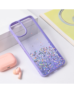 Torbica Frame Glitter za Samsung A065F Galaxy A06 ljubicasta - 221241