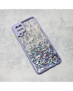 Torbica Frame Glitter za Samsung A125F Galaxy A12 ljubicasta - 94132