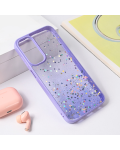 Torbica Frame Glitter za Samsung A256B Galaxy A25 ljubicasta - 221247