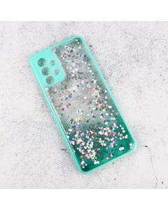 Maska za Samsung Galaxy A32 4G (EU) Frame Glitter mint - 92724